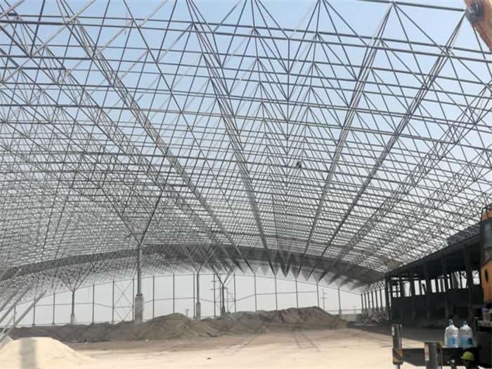 迪庆钢厂料仓网架工程